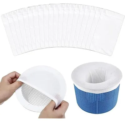 Produktbild von 10 Stš¹ck Pool Skimmer Socken, Filtersocken Sieb Netz Filterstrumpf | Poolsocken Socks, Skimmernetze Zur Feinfilterung Filter Zubeh?r, Skimmersocke Socke, fš¹r Piscine Wiederverwendbar