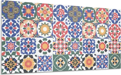 Obrázek produktu pro Geometrické Trojúhelníky – Samolepiace Dlaždice – PVC Obklad – Nástenné Obklady – Nástenné Dekorácie – Samolepiace Obklady do Kúpeľne a Kuchyne – 100 x 50 cm