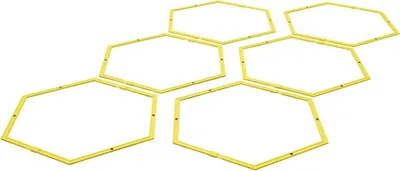 Produktbild von Crivit Trainingsring Universalring, 6er Set, platzsparend zusammenklappbar