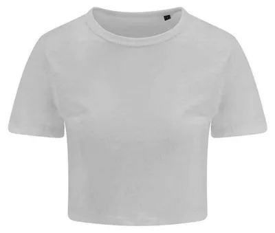 Image de Awdis - Haut court pour femmes LT4046 (L) (blanc uni)