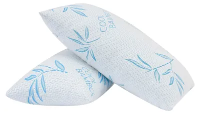 Zdjęcie produktu dla Poduszka Comfysleep z bambusa, wypełniona poszatkowaną pianką memory, regulowana