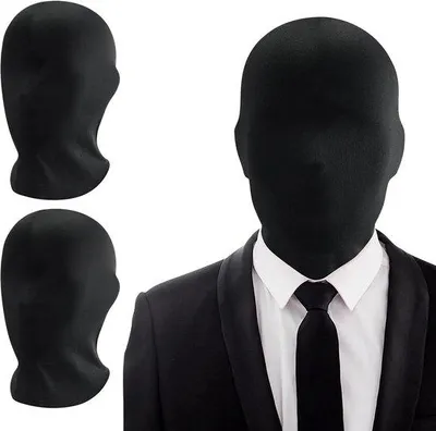 Produktbild von Volgelaatsmasker Set - Schwarz, 2 Stück