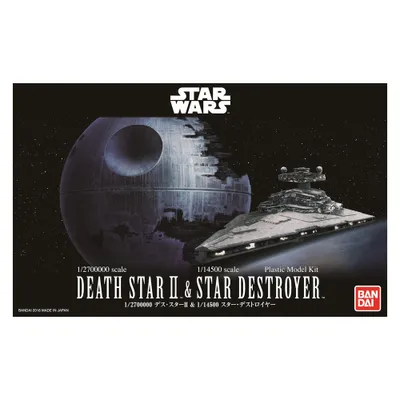 Produktbild von Revell Death Star II + Imperial Star Destroyer, Montagesatz, 1:2700000, Death Star II + Imperial Star Destroyer, Männlich, Kunststoff, Star Wars