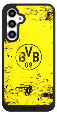 Produktbild von NIVOCASE Handyhülle für Samsung Galaxy S23 FE Hülle NIVOpure Case Schwarz BVB Borussia Dortmund Offizielles Lizenzprodukt