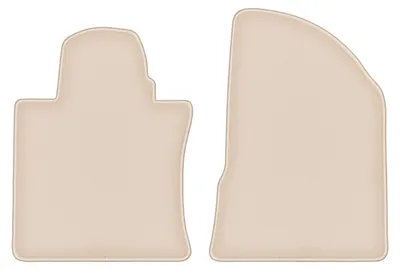 Produktbild von DURBAN Beige Velours-Fußmatten vorne für SsangYoung Musso SUV (2018-)