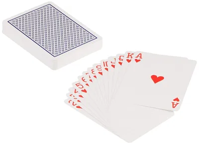 Produktbild von Copag 22540036 - Plastik Poker, Regular Face, blau