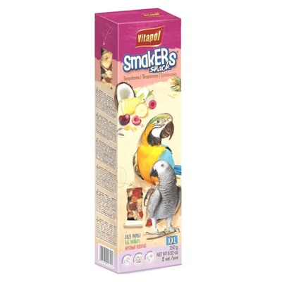 Zdjęcie produktu dla VitaPol- SMAKERS TROPICANA- Kolba dla dużych papug  250 g