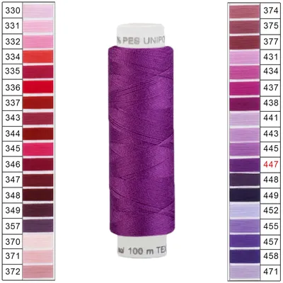 100m / 1 Spule Unipoly 120 TEX14x2 Polyester lila