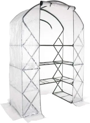 Immagine prodotto di Piccola serra 145x71x203 cm per balcone e giardino in polietilene