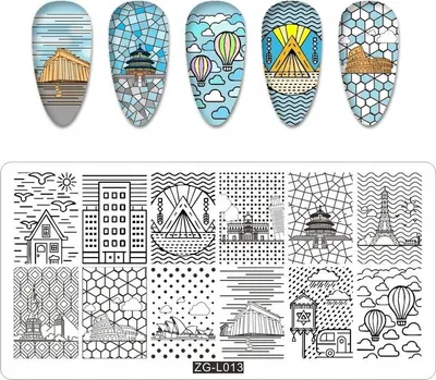 Immagine prodotto di Piastra per timbri per nail art ZG-L013
