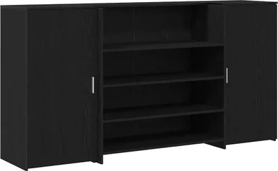 Obrázok produktu pre Recepčný pult, čierny dub 200x50x103,5 cm, imitácia dreva
