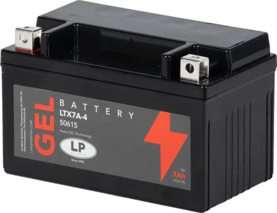Produktbild von Batterie GEL YTX7A-BS 12V 7aH LANDPORT LTX7A-4 AGM Motorradbatterie JMTX7A 50615