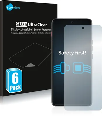 Produktbild von 6x Für Motorola ThinkPhone Schutzfolie Savvies Displayschutz Display Schutz Folie Klar Transparent