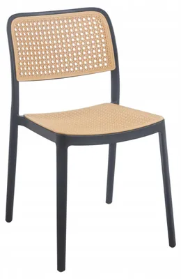 Obrázek produktu pro Zahradní židle BELLISARA - hnědá / černá