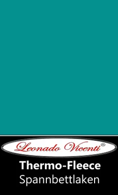 Produktbild von Thermofleece Spannbettlaken 120-130x200 cm Petrol Warm Winter Komfort mit Rundumgummi