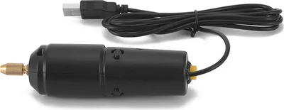 Obrázok produktu pre Sada vrtákov na živicu Elektrická mini vŕtačka s 10 ks vrtákov pre šperky DIY Hliníkové výrobky Drevené kľúčenky Výroba živicových odlievacích foriem Čierna