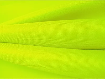 Obrázek produktu pro Textilie batohovina s PVC zátěrem, cordura, neonově zelená, látka, metráž - II. JAKOST / 50cm