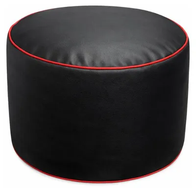 Produktbild von Gaming Fußhocker Kunstleder BANANAIR 50x30 cm rot