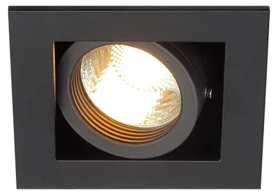 Obrázok produktu pre SLV 115510 KADUX 1 GU10 stropné svietidlo hranaté matné čierne max. 50W