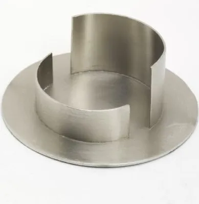 Produktbild von Kerzenhalter Messing, silber, Innen Ø 6 cm matt