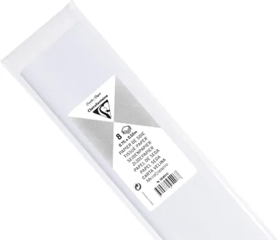 Obrázek produktu pro Clairefontaine 95401C Clairefontaine Seidenpapier, (B)500 x (H)750 mm, weiß