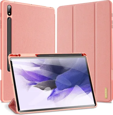 Obrázek produktu pro Pevné pouzdro Domo s funkcí Smart Sleep a integrovaným stojánkem kompatibilní s tabletem Samsung Galaxy Tab S9 Pink
