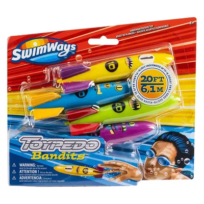 Productafbeelding van SwimWays 4 water torpedo's Toypedo Bandits