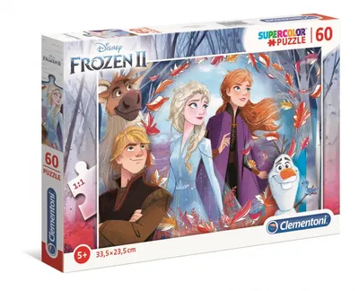 Produktbild von Clementoni 26058 - Frozen 2 - 60 Teile Puzzle - Supercolor
