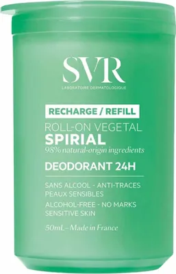 Obrázok produktu pre SVR Spirial Dezodorant w kulce Vegetal, zapas, 50 ml