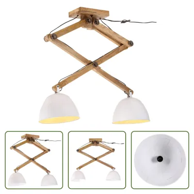 Produktbild von The Living Store Deckenleuchte 25 W Weiß 29x18x85 cm E27
