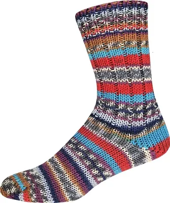 Produktbild von ONline - Supersocke 6-fach Sort. 389 Alpin-Color 3198