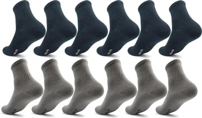 Produktbild von 12 Paar Herren Sport Sneaker Socken Quarter Socks Kurzsocken Halbsocken Mix3/40-43