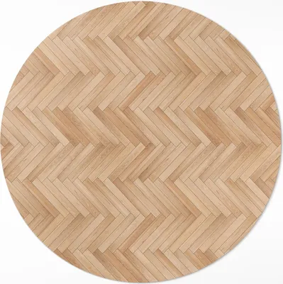 Produktbild von Schönes Fischgrätenparkett aus Holz – Vinyl Küchenteppich – fi 50cm – Rutschfest, pflegeleicht & langlebig