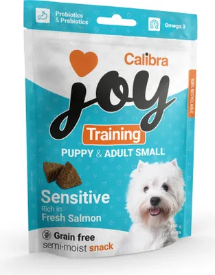 Obrázok produktu pre Calibra Joy Dog Training Puppy&Adult S Salmon 150g