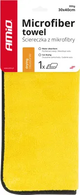 Produktbild von Mikrofaser Autotrockentuch 30x40 cm - AMIO 03754 für Autopflege