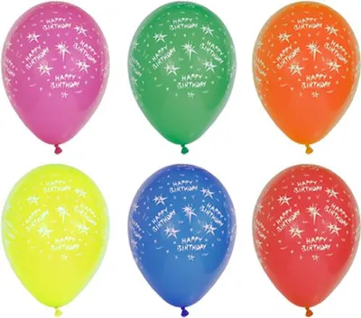 Immagine prodotto di PAPSTAR 19296 Palloncini PAPSTAR "Happy Birthday", colori assortiti