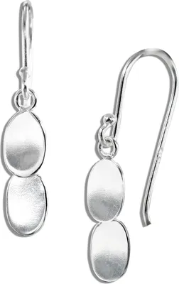 Produktbild von SilberDream Ohrringe Ovale Damen 925 Silber Ohrhänger Markenschmuck SDO8808J