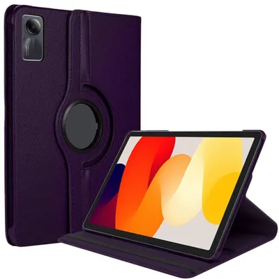 Image de Coque pour Xiaomi Redmi Pad SE 11 Pouces, Protection Etui Antichoc Rotatif Multi-Angle Bleu