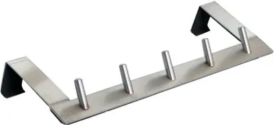 Obrázek produktu pro Věšák na dveře 5 háčků 35x12x7cm nerezový