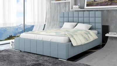 Produktbild von Polsterbett Bett Doppelbett MATTEO 200x200cm inkl.Bettkasten