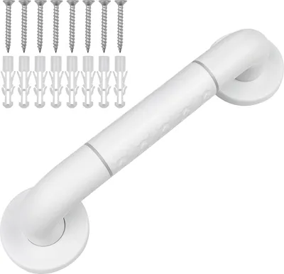 Produktbild von Haltegriff Für Toilette 1 Stück, 30 Cm Duschgriff Mit Sicherheitsablage, Rutschfester Badezimmer-Sicherheitsgriff Für Senioren Und Schwangere