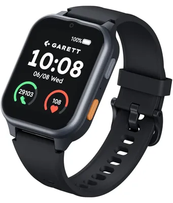 Image de Montre connectée pour seniors GARETT Vita 4G noire