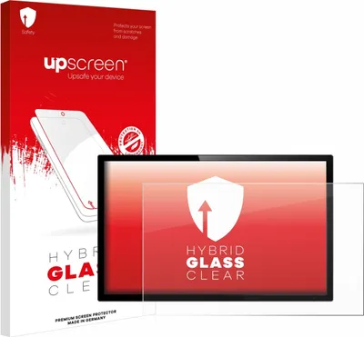 Produktbild von upscreen Schutzglas für Touch-Panel PCs mit 54.6 cm (21.5 Zoll) Displays 477 x 268 mm Schutzfolie Panzer Folie Glas Display Schutz klar