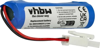 Produktbild von vhbw Akku Ersatz für Vileda 8654396211 für Staubsauger Schwarz (2600 mAh, 3,7 V, Li-Ion)