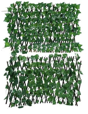 Immagine prodotto di Siepe artificiale, nera, a recinzione, per giardini