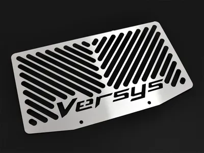 Obrázok produktu pre Kryt chladiča ZIEGER kompatibilný s Kawasaki Versys 650 design logo silver