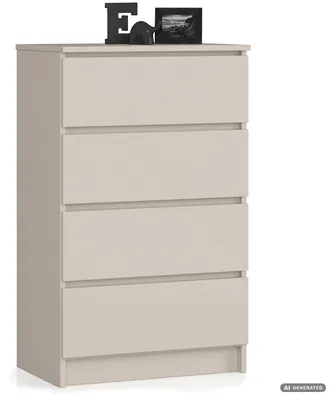 Produktbild von Kommode K60 Kaschmir 60 cm 4 Schubladen 60x40x99 cm