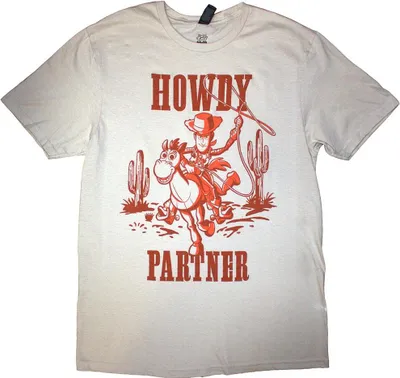 Immagine prodotto di Toy Story - Maglietta "Howdy Partner" per uomo/donna Unisex RO13630 (L) (Naturale)