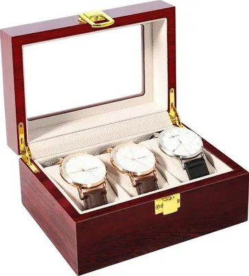 Produktbild von 3-Schublade-Holz-Schmuckbox