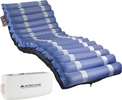 Obrázok produktu pre Mobiclinic Pro, antidekubitný matrac so vzduchom, 200x105x12,8, Mobi 3 Plus, šírka 105 cm, 17 vzduchových buniek, pre dekubity I., II. a III. stupňa, modrý